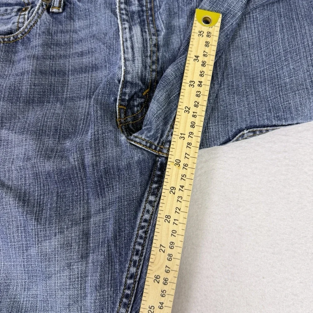 Levi's 559 Relaxed Straight Jeans Men's‎ 34x30 Medium Wash Distressed Denim